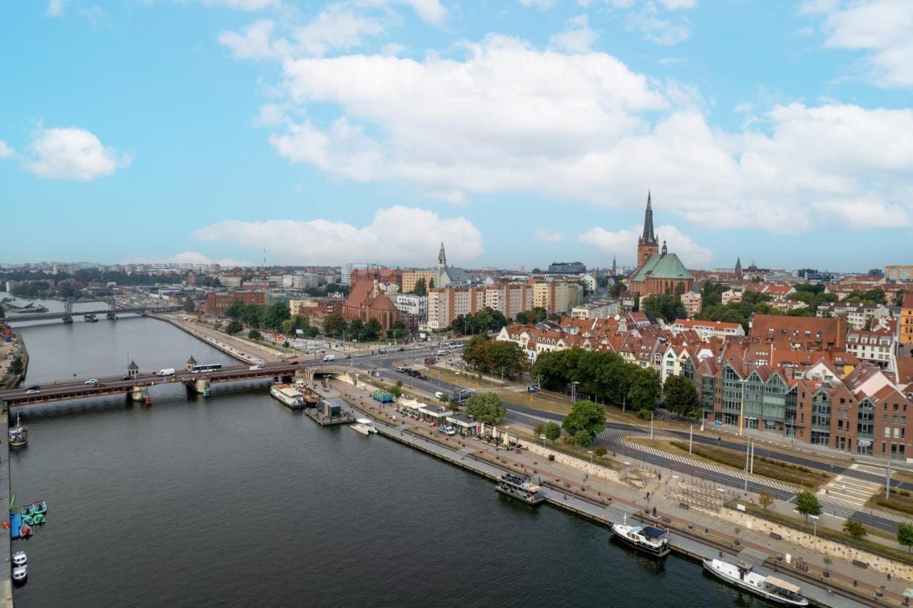 Wielka Odrzanska 317- Riverview Szczecin Kültér fotó