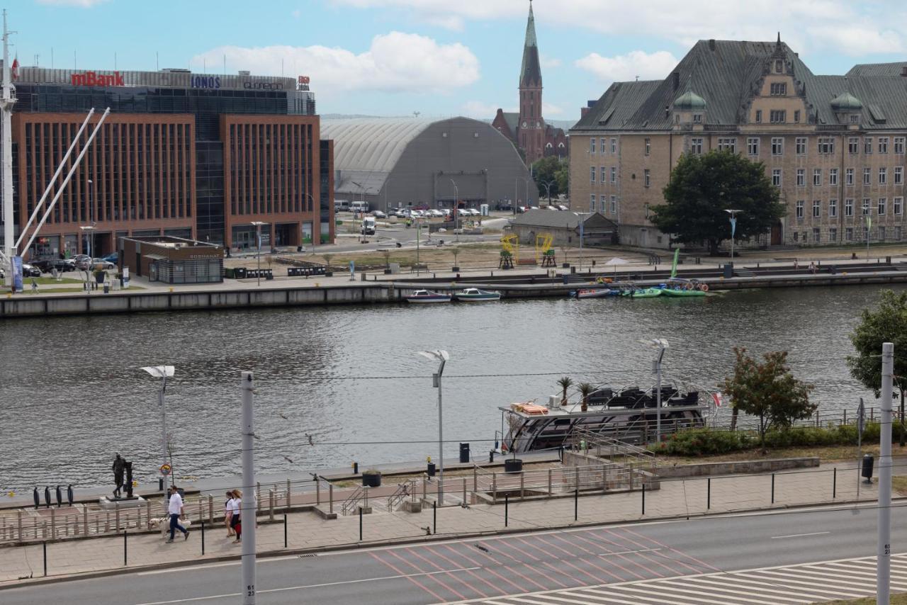 Wielka Odrzanska 317- Riverview Szczecin Kültér fotó